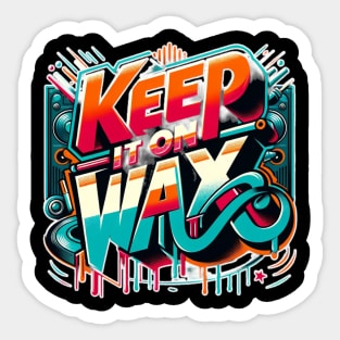 Rap Feuds | Keep It on Wax Sticker